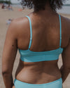 BASERANGE SOFT soft series collection bamboo fiber bamboo cotton bra underwear without rims France BAS-BRSO-BL-SP25-LSS turquoise